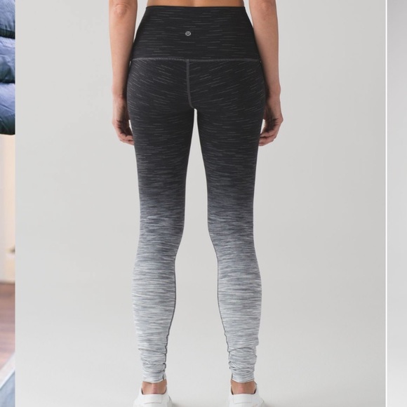 Lululemon Wunder Under Hi-Rise Tight *Ombre Melange 31" Sz 6 EUC - Picture 3 of 8